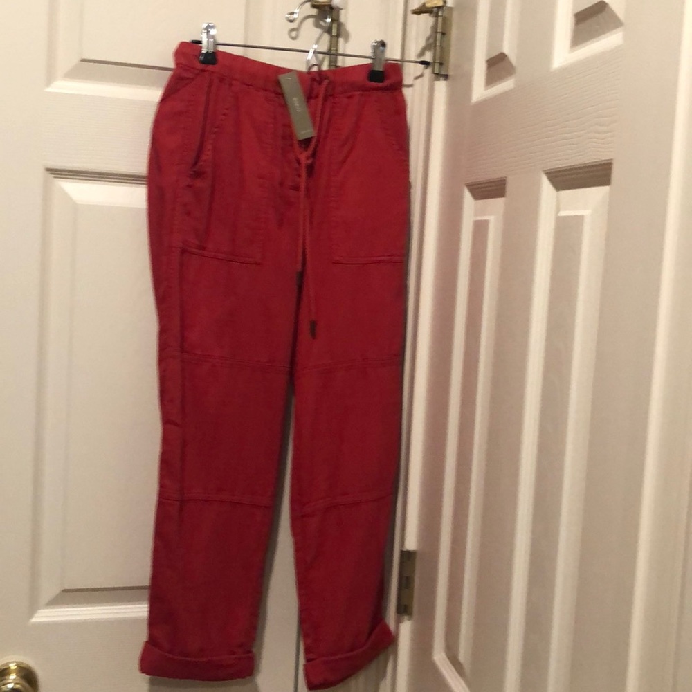 J Crew 100% Cotton Lightweight Cargo Pants